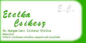 etelka csikesz business card